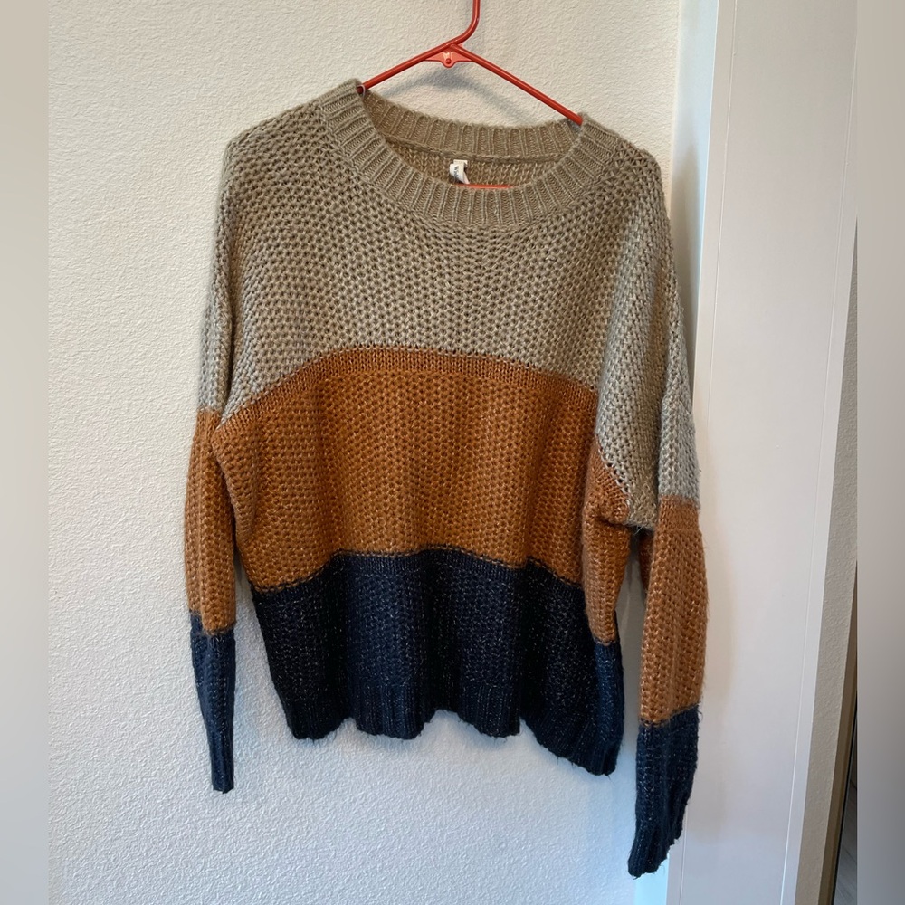 Colorblock Knit Sweater